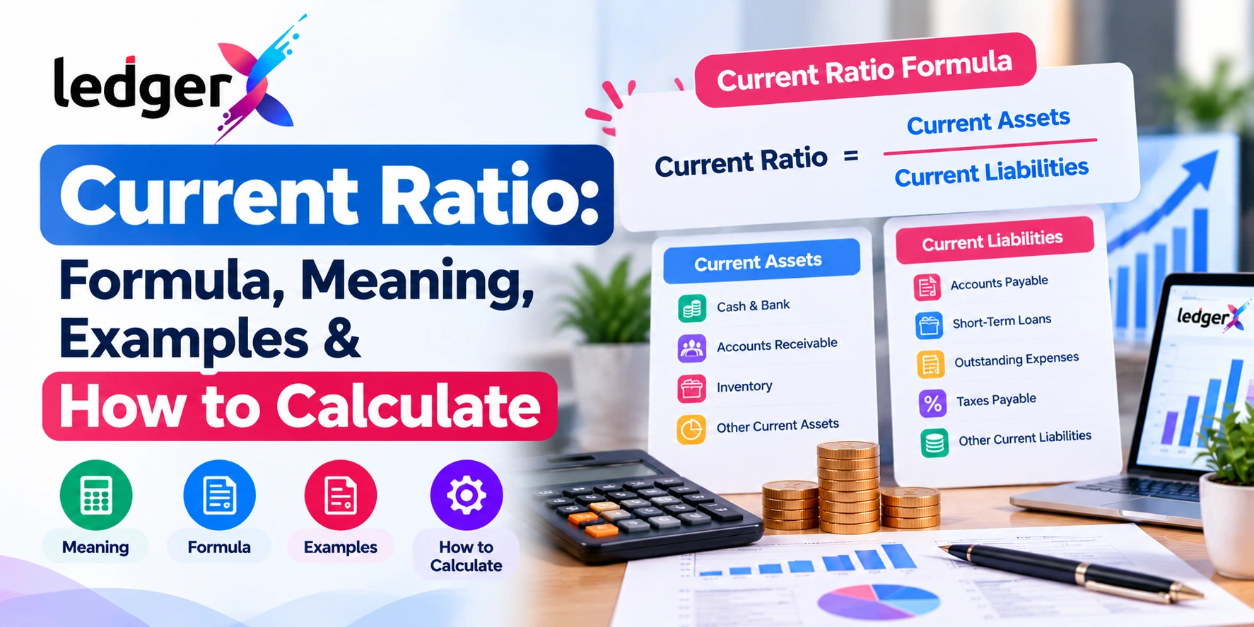 Current Ratio: Formula, Meaning, Examples & How to Calculate